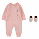 Conjunto Deportivo para Bebé Converse Chuck Patch Coverall Rosa