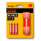 Linterna LED Kodak  9LED Rojo