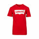 Camiseta de Manga Corta Infantil Batwing Levi's 85746RDH294224 Rojo (16 Años)