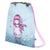 Bolsa Mochila con Cuerdas Gorjuss Cherry Blossom Turquesa