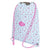 Bolsa Mochila con Cuerdas Gorjuss Cherry Blossom Turquesa