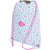 Bolsa Mochila con Cuerdas Gorjuss Cherry Blossom Turquesa