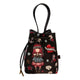 Mochila Casual Gorjuss Mary Rose Negro Granate