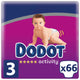 Pañales Desechables Dodot Activity 6-10 kg Talla 3 66 Unidades