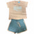 Conjunto Deportivo para Niños Champion Baby Beige