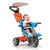 Triciclo Feber Baby Plus Music Azul Naranja