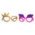 Accesorios para Muñecas The Bellies Crazy Glasses Famosa