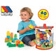 Bote con Bloques de Construcción Moltó Blocks (60 pcs)