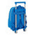 Mochila Escolar con Ruedas 705 RCD Espanyol Azul Blanco