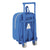 Mochila Escolar con Ruedas 805 RCD Espanyol Azul Blanco