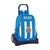 Mochila Escolar con Ruedas Evolution RCD Espanyol Azul Blanco