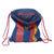 Bolsa Mochila con Cuerdas Levante U.D. Azul Rojo Grana