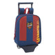 Mochila Escolar con Ruedas 805 Levante U.D. Azul Rojo Grana