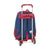 Mochila Escolar con Ruedas 905 Levante U.D. Azul Rojo Grana