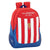 Mochila Escolar Real Sporting de Gijón Blanco Rojo