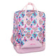 Mochila con Asa Superior y Compartimentos Moos Flamingo Rosa