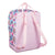 Mochila con Asa Superior y Compartimentos Moos Flamingo Rosa