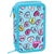 Plumier Doble Safta Sweet Heart Azul (28 piezas)