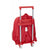 Mochila Escolar con Ruedas 705 Sevilla Fútbol Club Rojo