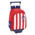 Mochila Escolar con Ruedas 705 Atlético Madrid Azul Blanco Rojo