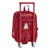 Mochila Escolar con Ruedas 805 Real Sporting de Gijón Rojo