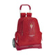 Mochila Escolar con Ruedas Evolution Real Sporting de Gijón Rojo