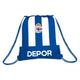 Bolsa Mochila con Cuerdas R. C. Deportivo de La Coruña Azul Blanco