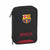 Plumier Doble F.C. Barcelona Negro (34 Piezas)