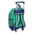 Mochila Escolar con Ruedas 705 Real Madrid C.F. Verde