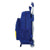 Mochila Escolar con Ruedas 705 F.C. Barcelona Azul