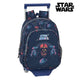 Mochila Escolar con Ruedas 705 Star Wars Azul oscuro