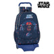 Mochila Escolar con Ruedas Star Wars Azul oscuro