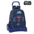 Mochila Escolar con Ruedas Star Wars Evolution Azul oscuro