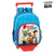 Mochila Escolar con Ruedas 705 Toy Story Play Time Azul Blanco