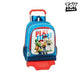 Mochila Escolar con Ruedas 905 Toy Story Play Time Azul Blanco