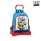 Mochila Escolar con Ruedas Evolution Toy Story Play Time Azul Blanco