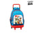 Mochila Escolar con Ruedas Compact Toy Story Azul Blanco