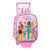 Mochila Escolar con Ruedas 805 Barbie Dreamer