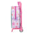 Mochila Escolar con Ruedas 805 Barbie Dreamer