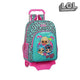 Mochila Escolar con Ruedas 905 LOL Surprise! Spring Fling Rosa Azul cielo