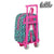 Mochila Escolar con Ruedas 805 LOL Surprise! Spring Fling Rosa Azul cielo