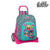 Mochila Escolar con Ruedas Evolution LOL Surprise! Spring Fling Rosa Azul cielo