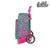 Mochila Escolar con Ruedas Evolution LOL Surprise! Spring Fling Rosa Azul cielo