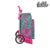 Mochila Escolar con Ruedas Evolution LOL Surprise! Spring Fling Rosa Azul cielo