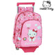 Mochila Escolar con Ruedas 705 Hello Kitty Balloon Rosa