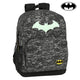 Mochila Escolar Batman Night Negro Gris