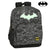 Mochila Escolar Batman Night Negro Gris