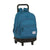 Mochila Escolar con Ruedas Compact BlackFit8 Egeo