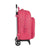 Mochila Escolar con Ruedas 905 BlackFit8 Rosa