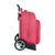 Mochila Escolar con Ruedas Evolution BlackFit8 Rosa